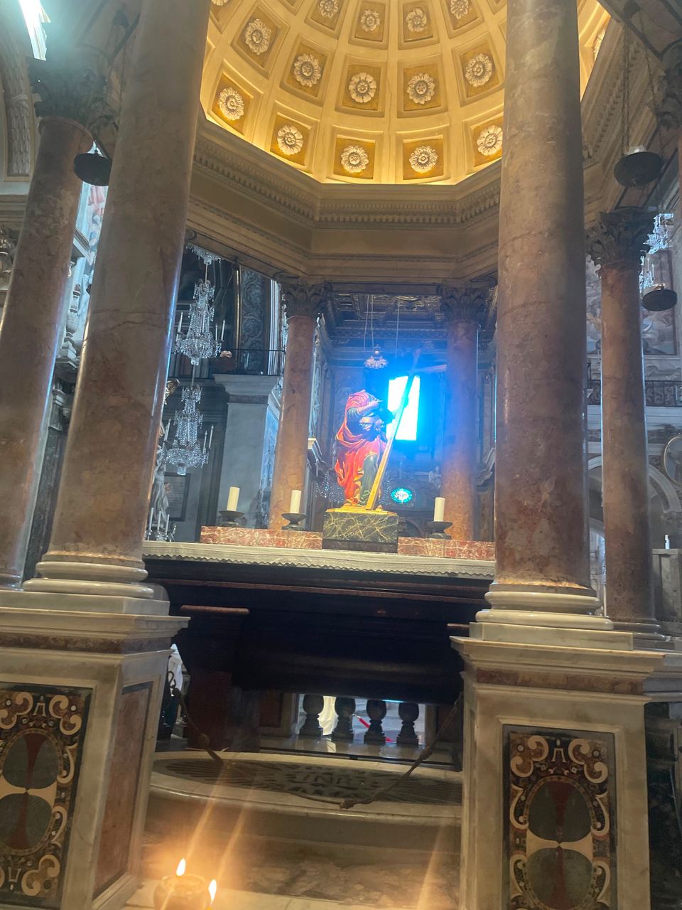 ornate church altar interior